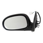 Power Mirror for Nissan Maxima 2000-2003, Left (Driver), Manual Folding, Non-Heated, Paintable, Replacement