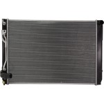 Radiator for Toyota Sienna 2006, 3.3L Engine with Plastic Tanks, From September 2005, Replacement