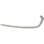 Front Bumper Grille Molding for Acura TLX 2018-2020, Right (Passenger), Painted Silver, Replacement