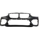 Front Bumper Cover for BMW X3 2018-2021, 30I Model, XLine, Primed (Ready to Paint), without M Sport Package, with Park Assist Sensor Holes and Park Assistant Plus, Replacement