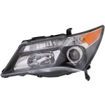 Headlight for Acura MDX 2007-2009, Left (Driver) Side, Lens and Housing, Xenon, without HID Kit, with Sport Package, Replacement