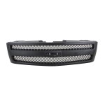 Replacement Grille for Chevrolet Silverado 1500 (2007-2013), Textured Black Shell and Insert, Excludes 2007 Classic Model