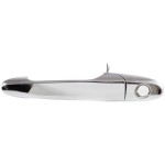 Front Exterior Door Handle for Chevrolet Impala (2006-2013) and Buick LaCrosse (2005-2009), Left (Driver), Chrome Finish, with Keyhole, Replacement