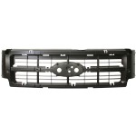 Header Panel for Ford Escape 2008-2012, Dark Gray Grille Reinforcement, Plastic Material, Replacement (CAPA Certified)