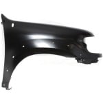 Front Fender for Toyota Tundra 2005-2006, Right (Passenger) Side, Double Cab, with Flare Holes, Primed (Ready to Paint), Replacement