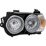 Headlight Assembly for Chevrolet Sonic 2012-2016, Left (Driver), Halogen, Black Interior with Chrome Bezel, Suitable for Hatchback/Sedan, LTZ without Dusk Package, Replacement