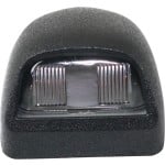 Rear License Plate Light for Cadillac Escalade 2000-2006 / Chevrolet Silverado/GMC Sierra 1500 2001-2013 / 2500 HD/3500 HD 2001-2014, Right (Passenger)=Left (Driver), Lens and Housing, All Cab Types, Replacement (CAPA Certified)
