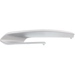 Front Bumper Molding for BMW 3-Series 2012-2015, Left (Driver), Primed (Ready to Paint)-Silver, without M Sport Line, Modern Line, Sedan/Wagon, Replacement Models: 316i, 318i, 320i, 320d, 328i, 335i.