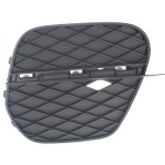Front Bumper Grille for BMW X5 2011-2013, Right (Passenger) Outer Side, Black, without M Package, Closed Grille, Replacement