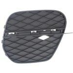 Front Bumper Grille for BMW X5 2011-2013, Right (Passenger) Outer Side, Black, without M Package, Closed Grille, Replacement