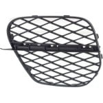 Front Bumper Grille Outer, Primed (Ready to Paint) for BMW X5 2011-2013, 35d/50i Models, Left (Driver), without M Package, Open Grille, Replacement