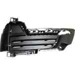 Front Bumper Grille for BMW X5 2014-2018, Right (Passenger) Outer, Textured Black, Closed Grid, without M Sport Line, Replacement