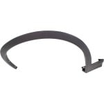 Front Wheel Opening Molding for BMW X3 2011-2017, X4 2015-2018, Left (Driver), Textured Style, Without M Package, Replacement