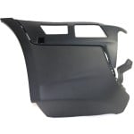 Rear Bumper End Cover for BMW X3 2007-2010, Left (Driver), Textured Finish, without M Package, Replacement