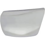 Front Bumper End for Chevrolet Silverado 1500 2012-2013, Left (Driver) Side, Chrome-Plastic Face Bar Cap without Fog Light Holes, Replacement