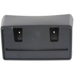 Front License Plate Bracket for Chevrolet Silverado 2500 HD/3500 HD 2015-2019, Textured, Painted Bumper Type, Replacement