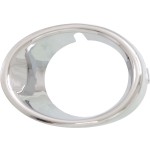 Front Fog Light Molding for Chevrolet Sonic 2012-2016, Left (Driver), Chrome Hatchback/Sedan-LTZ without Dusk Package, Excluding RS Model - Replacement