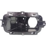 Fog Light Bracket for Chevrolet Silverado 1500 (2014-2015), Left (Driver), Textured Black, Compatible w/ or w/o Impact Bar Skid Plate, Replacement
