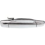 Front Exterior Door Handle for Chevrolet Silverado/GMC Sierra 1500 (2007-2013), 2500 HD/3500 HD (2007-2014), Right (Passenger), Chrome, Without Key Hole, Excludes 2007 Classic, Replacement