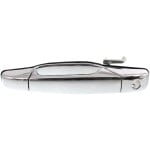 Front Exterior Door Handle for Chevrolet Silverado/GMC Sierra 1500 2007 - 2013, 2500 HD/3500 HD 2007 - 2014, Left (Driver), Chrome, with Key Hole, Excludes 2007 Classic, Replacement