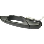 Rear Exterior Door Handle for Chevrolet Silverado/GMC Sierra 1500 (2007-2013), 2500 HD/3500 HD (2007-2014), Left (Driver), Primed (Ready to Paint), Excludes 2007 Classic, Replacement