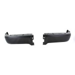 Step Bumper Face Bar for Ford F-150 2009-2014, Without Pad, With Pad Provision, Without Mounting Bracket, Powdercoated Black, Without Rear Object Sensors Hole, Styleside, Replacement