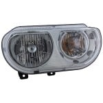 Headlight Assembly for Dodge Challenger 2008-2014 Right (Passenger), Halogen, Replacement