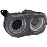 Headlight Assembly for Dodge Challenger 2015-2023, Left (Driver), Halogen, without Air Ducts, Replacement