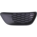 Fog Light Cover for Dodge Grand Caravan 2011-2020, Right (Passenger) Side, Black, Replacement