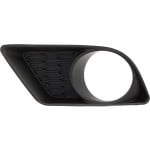 Front Fog Light Molding for Dodge Charger 2011-2014, Textured Black, Left (Driver), Standard Type, Replacement