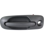 Front Exterior Door Handle for Chrysler Town and Country 2001-2007, Left (Driver), Textured Black with Keyhole, Replacement