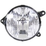 Front Fog Light Assembly for 2010-2012 Ford Mustang GT Model, Right (Passenger) Side, Replacement