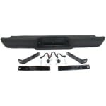 Step Bumper for Ford Ranger 1993-2011, Includes Face Bar and Pad with Pad Provision, Powdercoated Black, Hitch Style, Fleetside, Comes with Mounting Bracket, Replacement