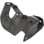 Front Bumper Support for GMC Sierra 1500 (2007-2013), Left (Driver) Side, Rear Section, Black, Excludes 2007 Classic, Replacement