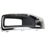 Front Fog Light Molding for GMC Yukon/Yukon XL 2015-2020, Right (Passenger), Primed (Ready to Paint) with Chrome Bezel, Replacement