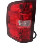 Tail Light Assembly for Chevrolet Silverado 1500/Silverado/Sierra 2500/3500, 2010-2011 Left (Driver) Side, Replacement