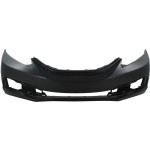 Front Bumper Cover for Honda Civic Sedan 2013-2015, Primed (Ready to Paint), Replacement (CAPA Certified)