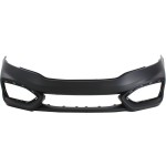 Front Bumper Cover for Honda Civic 2014-2015, Coupe, Primed (Ready to Paint), Excludes SI Model, Replacement