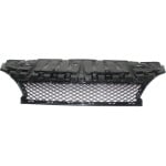 Front Bumper Grille for Honda Civic 2014-2015, Textured Black, Excludes SI Model, Coupe, Replacement