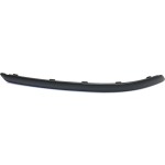 Front Bumper Molding for Hyundai Sonata 2009-2010, Right (Passenger), Plastic Material, without Chrome Insert Provision, Replacement