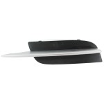 Fog Light Cover for Honda Civic 2009-2011 Coupe, Right (Passenger) Outer Grille, Code NH7731P, Paint to Match, Replacement