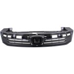 Grille for 2012-2012 Honda Civic Sedan, Paintable Shell and Insert, Excludes Hybrid Model, Replacement