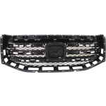 Textured Black Shell and Insert Grille for Honda Pilot 2012-2015, Replacement