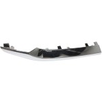 Lower Grille Molding for Honda Odyssey 2014-2017, Right (Passenger) Side, Chrome Finish, Replacement (CAPA Certified)