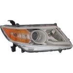 Headlight for Honda Odyssey 2011-2013 Right (Passenger), Lens and Housing, Xenon, Without HID Kit, Replacement