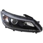 Headlight Assembly for 2013-2015 Honda Accord, Right (Passenger), Halogen, 4 Cylinder, EX/EX-L/LX/Sport Models, Sedan, Replacement