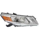 Headlight Assembly for Honda Crosstour 2013-2015, Right (Passenger) Side, Halogen, Replacement