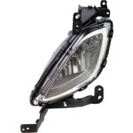 Front Fog Light Assembly for Hyundai Elantra 2011-2013, Left (Driver), Sedan, Built in USA, Replacement