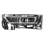 Front Fog Light Assembly for 2013-2015 Honda Accord Sedan, Left (Driver), with Chrome Bezel Border, Excluding Hybrid Model, Replacement