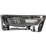 Front Fog Light Assembly for 2013-2015 Honda Accord, Right (Passenger) Side with Black Bezel Border, Excludes Hybrid Model, Sedan, Replacement